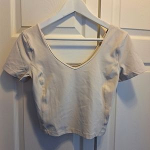 Lululemon Align Tee, White Opal